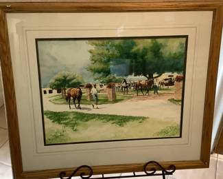 Watercolor Equine Art