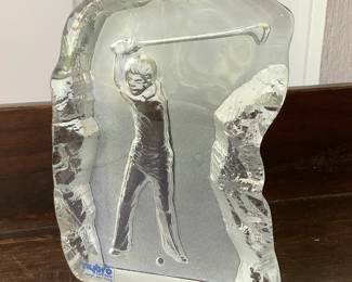 Golf paperweight, Nybro