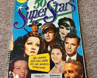 Vintage large Stars book