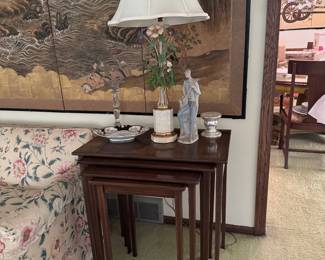 Mahogany Nesting Tables