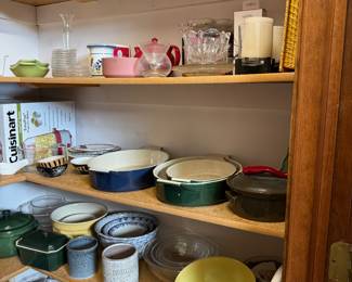Henry Bakeware, Vintage Tupperware Bowls, etc