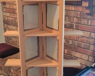 standing picture frame with shelves