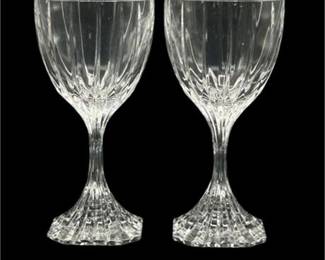 Lot 140-034
Mikasa Park Lane Crystal Wine Glasses, Pair of Two (2)