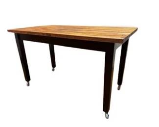 Lot 022-107
John Boos & Co Butcher Block Kitchen Island Table with Casters