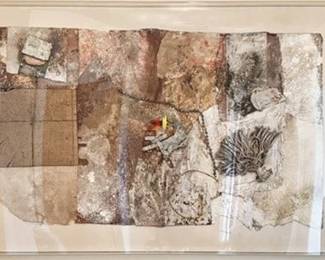 Lot 007-232
Mixed Media Abstract Art Collage