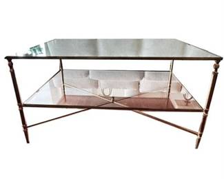 Lot 013-221
Uttermost Henzler Mirrored Glass Coffee Table