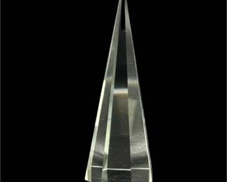 Lot 011 2 Bid(s)
Lead Crystal Obelisk