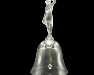 Lot 027
Bayel Vintage Satin Glass Female Nude Crystal Hand Bell