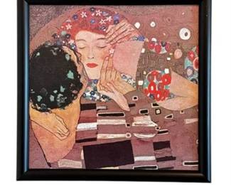 Lot 112
Gustav Klimt, “The Kiss” Canvas Print