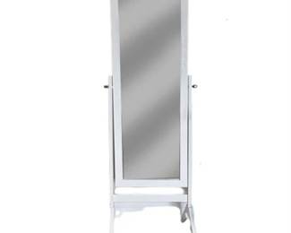 Lot 156
Crown Mark White Finish Wooden Cheval Mirror