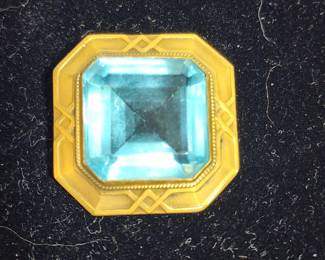 antique art deco brooch