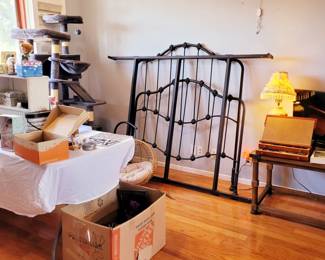 $50 Iron bed Saturday 