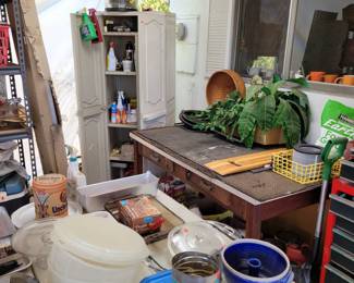 $50 work table Saturday 