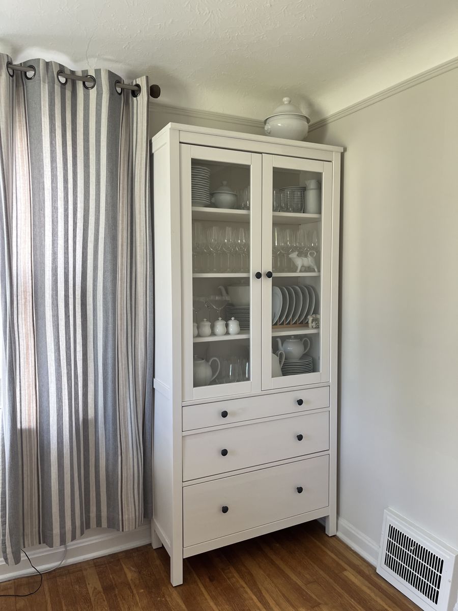 IKEA HEMNES Glass-Door Cabinet