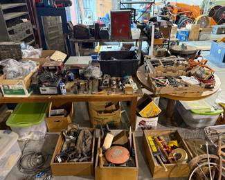 Tons of tools and tool shop items.