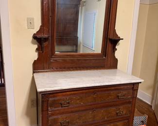 Marble Top Chest of Drawers