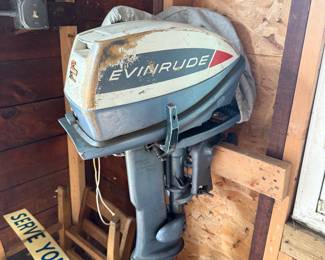 Vintage Evinrude Outboard Motor 