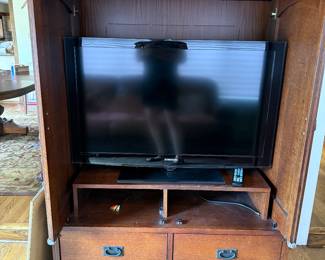 Entertainment Center and TV