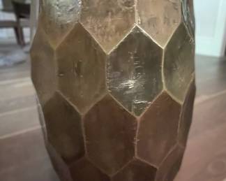 POTTERY BARN VINCE BRASS SIDE/GARDEN STOOL