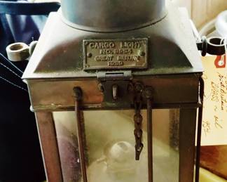 1935 MARITIME OIL LANTERN. GREAT BRITAIN 