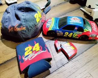 JEFF GORDON - BIKER BANDANA, DIE CAST CAR, LIGHTER