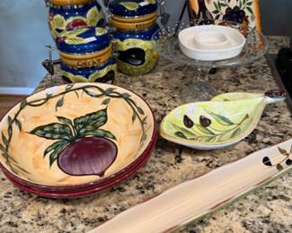 Spoon Rest, Decorative Plate, Canister Sets
