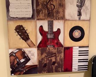Musical Instrument Wall Art