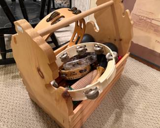Michigan Wooden Basket, Musical Instruments