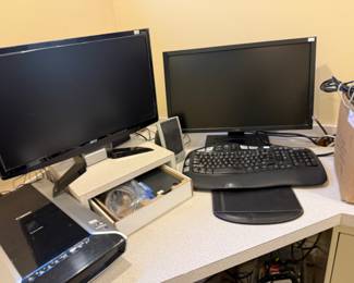 Monitors, Keyboards