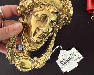 Brass Figural Door Knocker