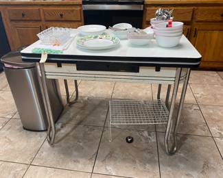 antique porceline table