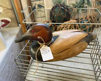 Hersey Kyle Jr. hand carved wooden duck