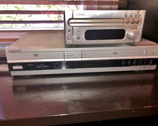 Sony DVD - VHS Player; Denon CD Receiver