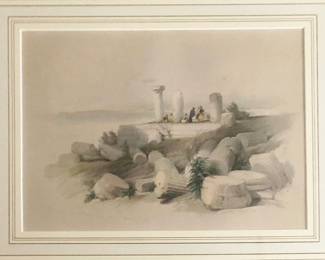 Antique Hand-Tinted Engraving