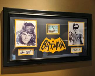 Autographed "Batman" TV Series: Adam West