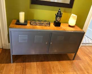Industrial-Style Metal Cabinet