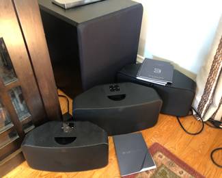 Paradigm Defiance X 12 Woofer w/  2 Blue Sound Pulse 2 Speakers & a Pulse Mini