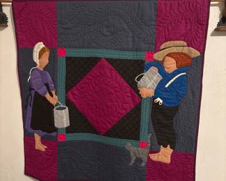 Award winning hand appliqué and quilted wall hangings and quilts by Audrey Germer.