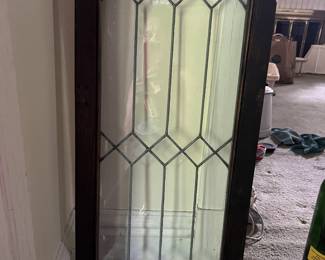 Leaded glass window - antique