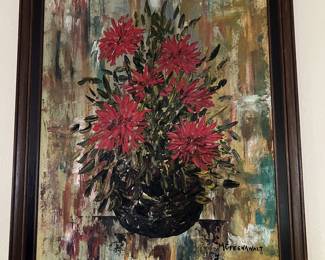 M. Greenawalt Oil Painting: Purchased at the Burpee Art Fair in the 70's.