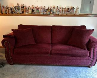 Lacrosse Sleeper Sofa - Chenille in great shape! Leggett & Platt mattress.