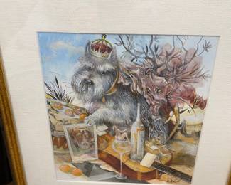 Russian artist Vladimir Ryklin Born 1934, watercolor