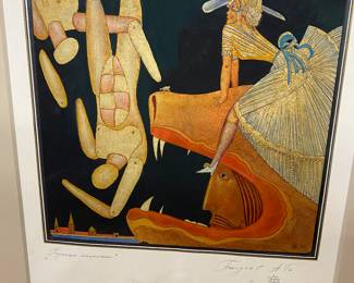 Five original watercolors all signed. And dated Russian artist Andrew Gennadiev