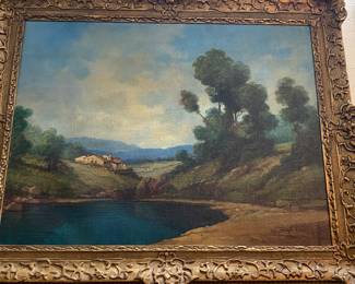 Toni Bordignon Born 1927 large oil on canvas