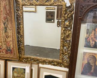 19th century gilt, wood mirror. This fabulous large 19th century mirror and said Benny, Jack’s !