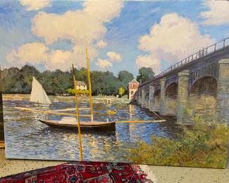 Very large oil on canvas
