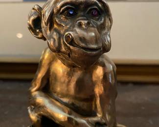 Russian Silver cigarette lighter, with Ruby, eyes and hallmarks possibly Julius Rappaport Saint Petersburg, 1899 to 1908 from the Estate of Beatrice, Pickens Wallace, Dallas