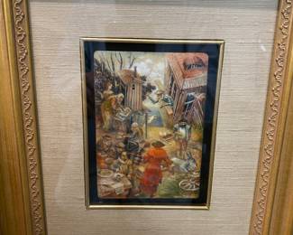 Russian artist oil on board Vladimir Rykin Born 1934
