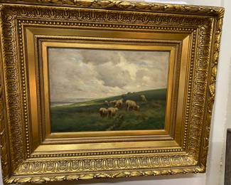 Carlton, J. Wiggins oil on board 1848 to 1932, New York artist