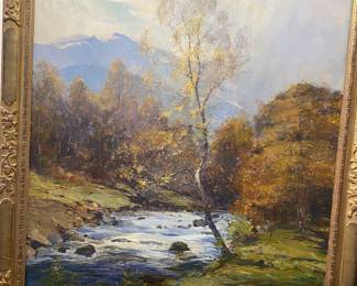 Archibald Kay Scottish artist 1860 to 1935 Oil on canvas